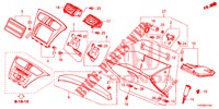 GUARNICAO INSTRUMENTOS (COTE DE PASSAGER) (LH) para Honda CIVIC 1.8 EXECUTIVE 5 portas automática de 5 velocidades 2012