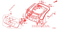 PAINEL PORTA TRASEIRA(2 PORTAS)  para Honda CIVIC 1.8 EXECUTIVE 5 portas automática de 5 velocidades 2012