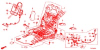 COMP. BANCO FR. (D.) (SIEGE REGLAGE MANUEL) para Honda CIVIC 1.8 S 5 portas 6 velocidades manuais 2012