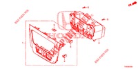 CONTROLO AQUECEDOR (LH) para Honda CIVIC 1.8 S 5 portas 6 velocidades manuais 2012