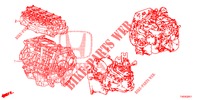 CONJ. MOTOR/CONJ. CAIXA VELOCIDADES (1.8L) para Honda CIVIC 1.8 S 5 portas automática de 5 velocidades 2012