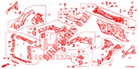DIVISORIA FRENTE/TABLIER  para Honda CIVIC 1.8 S 5 portas automática de 5 velocidades 2012