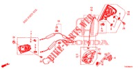 FECHOS PORTAS TRASEIRAS/MANIVELA EXTERNA  para Honda CIVIC 1.8 EXECUTIVE 5 portas automática de 5 velocidades 2012