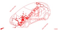 CABLAGEM (1) (LH) para Honda CIVIC DIESEL 2.2 ELEGANCE 5 portas 6 velocidades manuais 2012