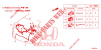 FICHA ELECTRICA (ARRIERE) para Honda CIVIC DIESEL 2.2 ELEGANCE 5 portas 6 velocidades manuais 2012