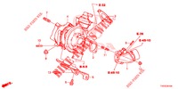 TURBO COMPRESSOR (DIESEL) (2.2L) para Honda CIVIC DIESEL 2.2 ELEGANCE 5 portas 6 velocidades manuais 2012