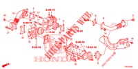 VALVULA EGR (DIESEL) (2.2L) para Honda CIVIC DIESEL 2.2 EXCLUSIVE 5 portas 6 velocidades manuais 2012