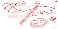 ANTENA/ALTIFALANTE (LH) para Honda CIVIC DIESEL 2.2 S 5 portas 6 velocidades manuais 2012