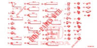 CINTA CABLAGEM/SUPORTE(D.)  para Honda CIVIC DIESEL 2.2 S 5 portas 6 velocidades manuais 2012