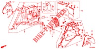 FORRO LAT. PORTA MALAS  para Honda CIVIC DIESEL 2.2 S 5 portas 6 velocidades manuais 2012