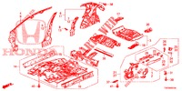 PISO/PAINEIS INTERIORES  para Honda CIVIC DIESEL 2.2 S 5 portas 6 velocidades manuais 2012