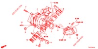 TURBO COMPRESSOR (DIESEL) (2.2L) para Honda CIVIC DIESEL 2.2 S 5 portas 6 velocidades manuais 2012