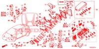 UNIDADE CONTROLO (COMPARTIMENT MOTEUR) (1) (DIESEL) (2.2L) para Honda CIVIC DIESEL 2.2 S 5 portas 6 velocidades manuais 2012
