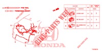 FICHA ELECTRICA (ARRIERE) para Honda CIVIC DIESEL 2.2 EXECUTIVE 5 portas 6 velocidades manuais 2012