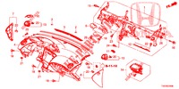 SUPERIOR PAINEL INSTR (LH) para Honda CIVIC DIESEL 2.2 EXECUTIVE 5 portas 6 velocidades manuais 2012
