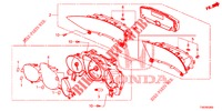 VELOCIMETRO  para Honda CIVIC DIESEL 2.2 EXECUTIVE 5 portas 6 velocidades manuais 2012