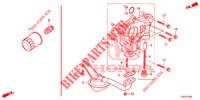 BOMBA OLEO (1.4L) para Honda CIVIC 1.4 S 5 portas 6 velocidades manuais 2013