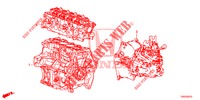 CONJ. MOTOR/CONJ. CAIXA VELOCIDADES (1.4L) para Honda CIVIC 1.4 EXECUTIVE 5 portas 6 velocidades manuais 2013