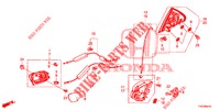 FECHOS PORTAS TRASEIRAS/MANIVELA EXTERNA  para Honda CIVIC 1.4 EXECUTIVE 5 portas 6 velocidades manuais 2013