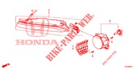 LUZES DE NEVOEIRO / LUZES DE CONDUÇÃO DE DIA para Honda CIVIC 1.4 EXECUTIVE 5 portas 6 velocidades manuais 2013