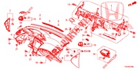 SUPERIOR PAINEL INSTR (LH) para Honda CIVIC 1.4 EXECUTIVE 5 portas 6 velocidades manuais 2013
