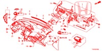 SUPERIOR PAINEL INSTR (LH) para Honda CIVIC DIESEL 1.6 EXECUTIVE 5 portas 6 velocidades manuais 2013