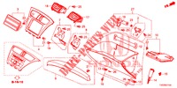 GUARNICAO INSTRUMENTOS (COTE DE PASSAGER) (LH) para Honda CIVIC DIESEL 1.6 LIFESTYLE 5 portas 6 velocidades manuais 2013