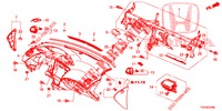 SUPERIOR PAINEL INSTR (LH) para Honda CIVIC DIESEL 1.6 LIFESTYLE 5 portas 6 velocidades manuais 2013