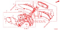VELOCIMETRO  para Honda CIVIC DIESEL 1.6 LIFESTYLE 5 portas 6 velocidades manuais 2013