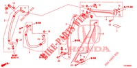 AR CONDICIONADO (FLEXIBLES/TUYAUX) (LH) para Honda CIVIC 1.8 COMFORT 5 portas automática de 5 velocidades 2013