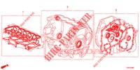 KIT JUNTAS/ CONJ. CAIXA VELOCIDADES (1.8L) para Honda CIVIC 1.8 S 5 portas automática de 5 velocidades 2013