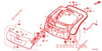 PAINEL PORTA TRASEIRA(2 PORTAS)  para Honda CIVIC 1.8 S 5 portas automática de 5 velocidades 2013