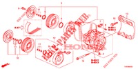 AR CONDICIONADO (COMPRESSEUR) (DIESEL) (2.2L) para Honda CIVIC DIESEL 2.2 EXECUTIVE 5 portas 6 velocidades manuais 2013