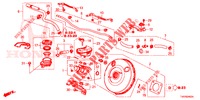 BOMBA PRINCIPAL TRAVOES/SERVO FREIO (DIESEL) (LH) para Honda CIVIC DIESEL 2.2 EXECUTIVE 5 portas 6 velocidades manuais 2013