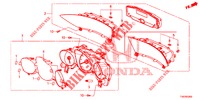 VELOCIMETRO  para Honda CIVIC DIESEL 2.2 EXECUTIVE 5 portas 6 velocidades manuais 2013
