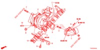 TURBO COMPRESSOR (DIESEL) (2.2L) para Honda CIVIC DIESEL 2.2 S 5 portas 6 velocidades manuais 2013