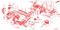 SUPERIOR PAINEL INSTR (LH) para Honda CIVIC 1.8 EXECUTIVE 5 portas automática de 5 velocidades 2014