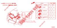 FICHA ELECTRICA (ARRIERE) para Honda CIVIC DIESEL 1.6 EXCLUSIVE 5 portas 6 velocidades manuais 2015
