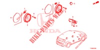 ANTENA/ALTIFALANTE  para Honda CIVIC 1.4 ELEGANCE 5 portas 6 velocidades manuais 2016