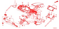 GUARNICAO INSTRUMENTOS (COTE DE CONDUCTEUR) (LH) para Honda CIVIC 1.0 S 5 portas totalmente automática CVT 2017