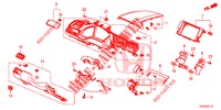GUARNICAO INSTRUMENTOS (COTE DE CONDUCTEUR) (LH) para Honda CIVIC 1.5 PRESTIGE 5 portas 6 velocidades manuais 2017