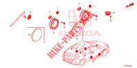 ANTENA/ALTIFALANTE  para Honda CIVIC 1.5 SPORT PLUS 5 portas 6 velocidades manuais 2017