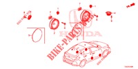 ANTENA/ALTIFALANTE  para Honda CIVIC  1.0 S 5 portas 6 velocidades manuais 2018