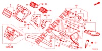 GUARNICAO INSTRUMENTOS (COTE DE PASSAGER) (LH) para Honda CIVIC 1.8 SPORT 5 portas 6 velocidades manuais 2014