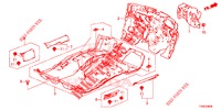 TAPETE PISO/ISOLADOR  para Honda CIVIC 1.8 SPORT 5 portas 6 velocidades manuais 2014