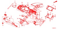 GUARNICAO INSTRUMENTOS (COTE DE CONDUCTEUR) (LH) para Honda CIVIC DIESEL 1.6 ENTRY 5 portas 6 velocidades manuais 2018