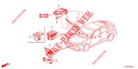 AR CONDICIONADO (CAPTEUR) para Honda CIVIC DIESEL 1.6 ENTRY 5 portas automática de 9 velocidades 2018