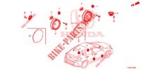 ANTENA/ALTIFALANTE  para Honda CIVIC DIESEL 1.6 MID 5 portas 6 velocidades manuais 2018