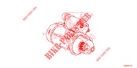 COMPONENTE MOTOR ARRANQUE (DENSO) para Honda CIVIC DIESEL 1.6 MID 5 portas 6 velocidades manuais 2018