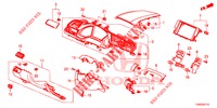 GUARNICAO INSTRUMENTOS (COTE DE CONDUCTEUR) (LH) para Honda CIVIC DIESEL 1.6 MID 5 portas automática de 9 velocidades 2018